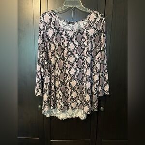Storybuk Snakeskin print blouse